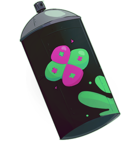 Vibrant Spray Can